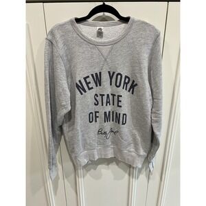 Billy Joel "New York State of Mind" Grey‎ Crewneck Sweatshirt Tour Merch Unisex
